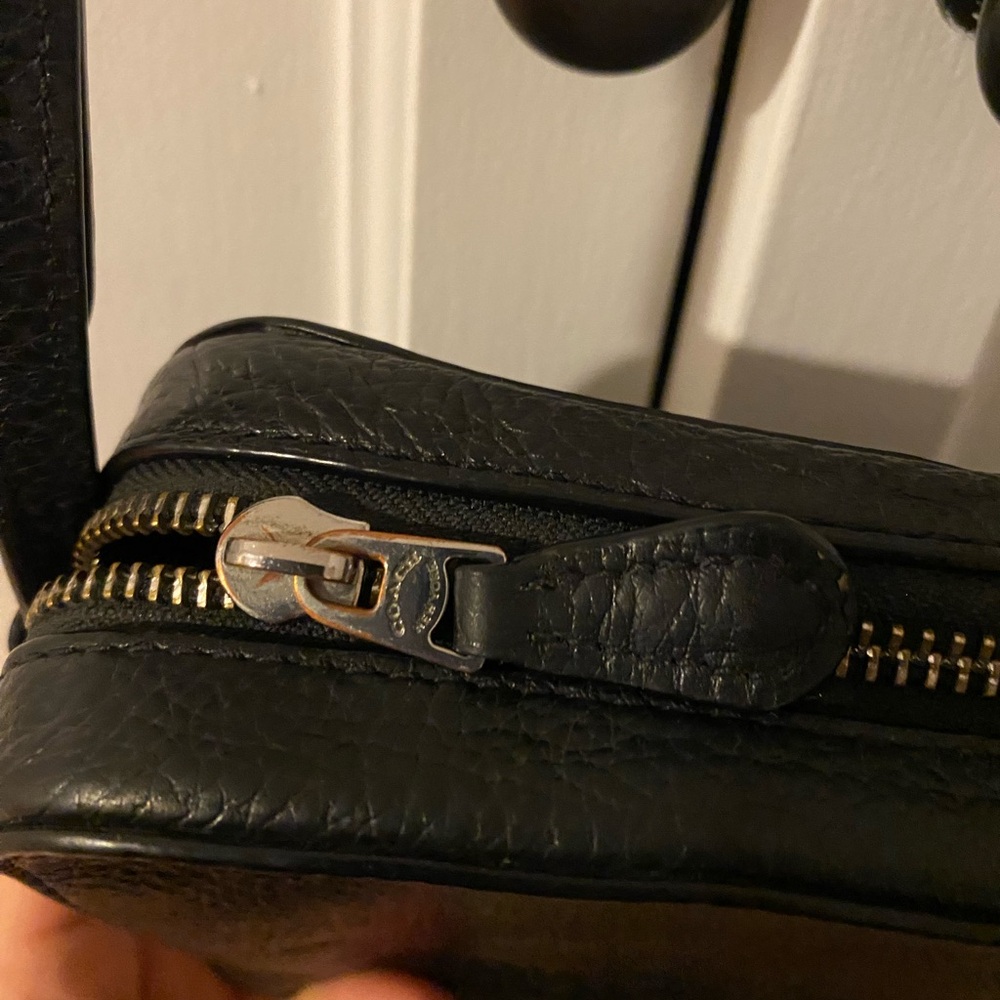 Coach Crossbody Jaime Mini Camera Bag - Black Leather size: 8 x 5.5 x 2.5 - Picture 4 of 12